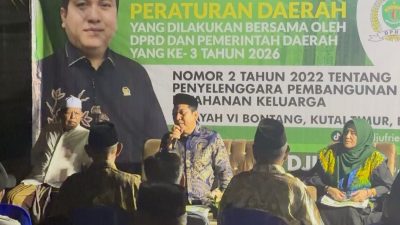 DPRD Kaltim Sosialisasikan Perda Ketahanan Keluarga di Kampung Batu-Batu