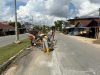 Jalan Bergelombang di Abu-Abu Mulai Diperbaiki
