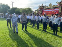 Polres Berau Siapkan 521 Personel Pengamanan Pasukan Operasi Lilin persiapan Natal dan Tahun baru (Nataru)