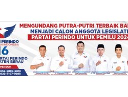 Perindo Berau Siap Berjuang Bersama Rakyat untuk Rakyat