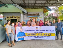 Wendy Lie Jaya Gelar Reses di RT 16 Gunung Panjang