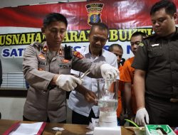 Polres Berau Musnahkan 22,39 Gram Sabu