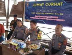 Polres Berau Gelar Jumat Curhat di Tepian Teratai