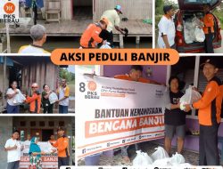 PKS Berau Aksi Peduli Banjir, Salurkan Ratusan Paket Sembako