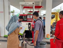 Disperindag Kabupaten Berau Cek Pompa Ukur BBM di SPBU Bujangga