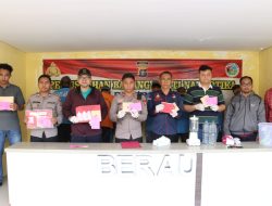 Polres Berau Gelar Pemusnahan Barang Bukti Jenis Sabu Seberat 7,11 Gram