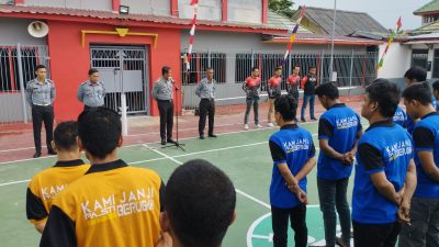 Peringati Pekan Olahraga Warga Binaan, Pulang Dirham Berharap Agar WBP Selalu Junjung Tinggi Nilai Sportivitas