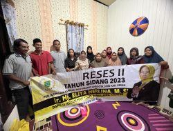 Elita Herliana Berjanji Akan Kawal Seluruh Aspirasi Yang Ia Tampung Hingga Tahap Realisasi