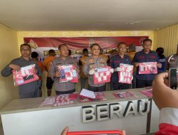 Sebanyak 253,81 Gram Narkoba Jenis Sabu-sabu Berhasil di Amankan Polres Berau Beserta jajaran