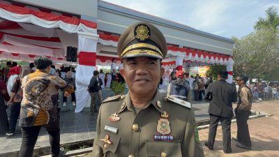 Kasatpol PP Berau Menghimbau Masyarakat Agar Selalu Saling menjaga Keamanan Guna Terciptanya Kedamaian Bersama