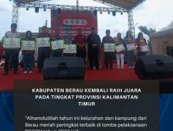 Kabupaten Berau Kembali Raih Juara Pada Tingkat Provinsi Kalimantan Timur