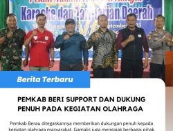 Pemkab Beri Support Dan Dukung Penuh Pada Kegiatan Olahraga