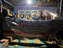 Bantuan Bedah Rumah Aladin Menjadi Pewarna Di Reses Yang Di Gelar M.Ichsan Rapi