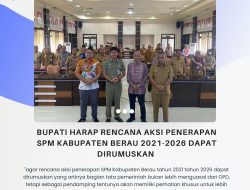 Bupati Harap Rencana Aksi Penerapan SPM Kabupaten Berau 2021-2026 Dapat Dirumuskan