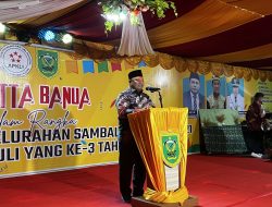 Penutupan HUT Kelurahan Sambaliung, Gamalis Pinta Jadikan Kegiatan Tersebut Sebagai Penunjang Ekonomi Para pelaku UMKM