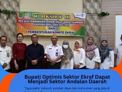Bupati Optimis Sektor Ekraf Dapat Menjadi Sektor Andalan Daerah