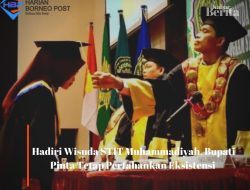 Hadiri Wisuda STIT Muhammadiyah, Bupati Pinta Tetap Pertahankan Eksistensi