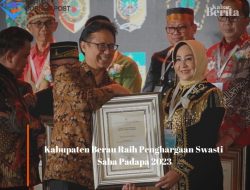 Berau Raih Penghargaan Swasti Saba Padapa 2023