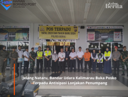 Jelang Nataru, Bandar Udara Kalimarau Buka Posko Terpadu Antisipasi Lonjakan Penumpang
