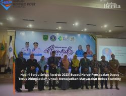 Hadiri Berau Sehat Awards 2023, Bupati Harap Pencapaian Dapat Terus Ditingkatkan Untuk Mewujudkan Masyarakat Bebas Stunting