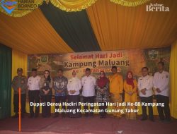 Bupati Berau Hadiri Peringatan Hari Jadi Ke-88 Kampung Maluang Kecamatan Gunung Tabur