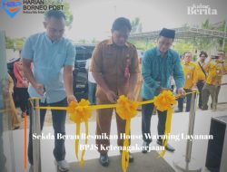 Sekda Berau Resmikan House Warming Layanan BPJS Ketenagakerjaan
