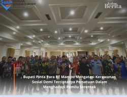 Bupati Pinta Para RT Mampu Mengatasi Kerawanan Sosial Demi Terciptanya Persatuan Dalam Menghadapi Pemilu Serentak 