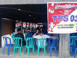 Kapolresta dan Kepala Bawaslu Turut Hadir Mengawasi Jalannya PSU di Kampung Tenun