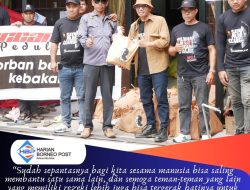 M.Ichsan Rapi Salurkan Ratusan Paket Sembako Untuk Korban Bencana Kebakaran Di Kampung Pegat Bukur