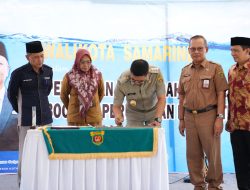 Resmikan Pengadaan Booster di Perum BCL, Warga BCL Nikmati Air Bersih