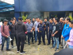Adanya Operasi Ilegal Bongkar Muat STS di Muara Jawa, Kumpulan Mahasiswa Lakukan Aksi Demo