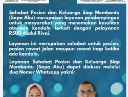 Manjakan Kenyamanan Pasien, RSUD Abdul Rivai Luncurkan Program “SAPA AKU”