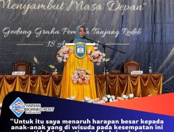 Bupati Berau Apresiasi Pelaksanaan Wisuda Ke 18 SMA Negeri 4 Berau