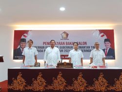 Mantan Bupati Berau Makmur HAPK, Lakukan Pengembalian Formulir Bacalon Wakil Gubernur Kaltim