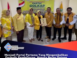 Menjadi Partai Pertama Yang Mengembalikan Formulir Pendaftaran, Hanura Berau Datang Dengan Formasi Lengkap