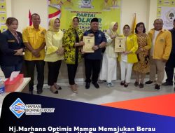 Marhana Optimis Mampu Memajukan Berau Dengan Berkoalisi Dengan Golkar