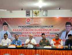 Lakukan Pengembalian Formulir, Pasangan Isran-Hadi Berharap DPW PKS Memberikan Usungan
