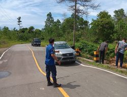 Jembatan di Jalan Poros Tanjung Batu Nyaris Ambles, Camat Imbau Jangan Memaksakan Kendaraan Bermuatan Berat