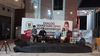 Sekretaris DPRD Kota Samarinda Gelar Diskusi Politik Bersama Mahasiswa