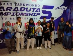 Atlet Taekwondo Berau Bikin Kejutan di Piala Kemenpora, Bawa Pulang 4 Emas dan 1 Perak