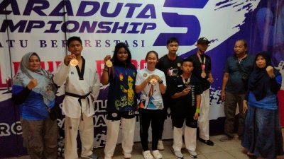 Atlet Taekwondo Berau Bikin Kejutan di Piala Kemenpora, Bawa Pulang 4 Emas dan 1 Perak