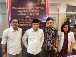 Rudy Mas’ud dan Seno Aji Jalani Tes Kesehatan di RSUD AWS untuk Pilgub Kaltim 2024