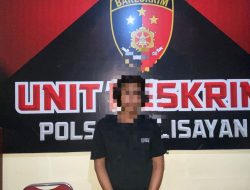 Dua Pelaku Peredaran Sabu Diamankan Polsek Talisayan