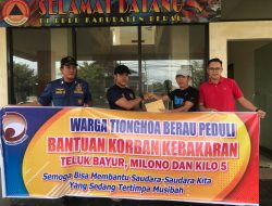Yayasan Harapan Kasih Berau Salurkan Bantuan Untuk 3 Titik Lokasi Kebakaran di Berau