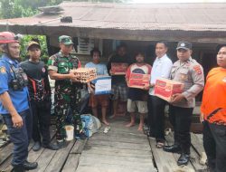 46 Kepala Keluarga Korban Banjir di Kampung Sei Lais Labanan Makmur Tersalurkan Bantuan Dari PT Berau Coal