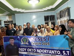 Pengaspalan Dan Pembangunan Drainase Jalan Menjadi Pewarna Di Reses Dedi Okto Nooryanto