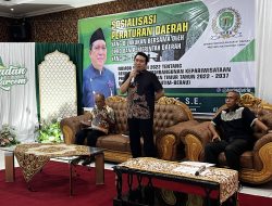 Sosper Daerah Nomor 5 Tahun 2022, Husien Djufri : Sektor Pariwisata Bisa Jadi Solusi Peningkatan PAD