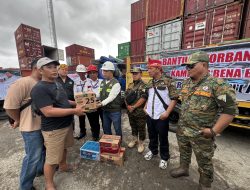 Bantuan Ribuan Paket Sembako berhasil Disalurkan Untuk Korban Bencana Alam Banjir di Kampung Benabaru Dan Sekitarnya