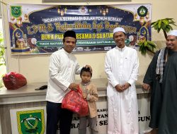 Gelar Agenda Tahunan, LPM Sei Bedungun Menggelar Bukber dan Berikan Santunan Anak Yatim Piatu