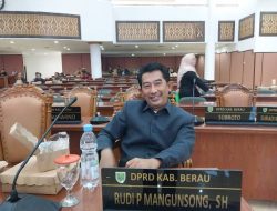 Ketua Komisi II DPRD Berau Rudi P Mangunsong Tolak Penyesuaian Tarif Air Bersih